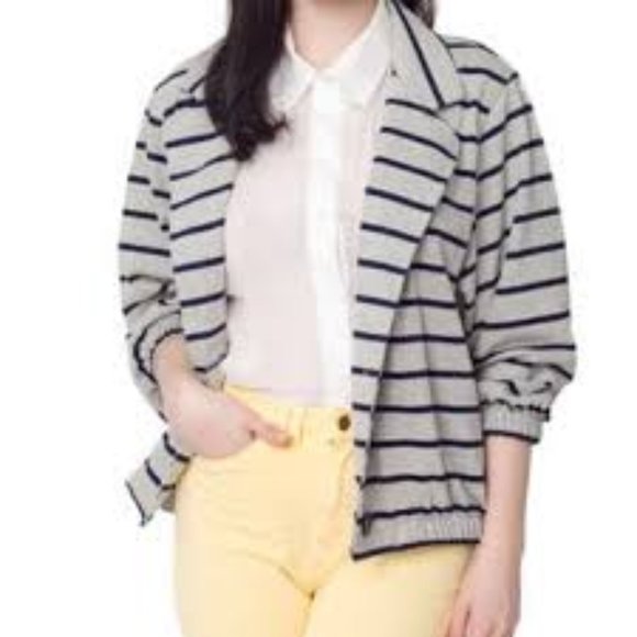 NWT American Apparel ~ Sailor Stripe Jacket - Picture 2 of 7